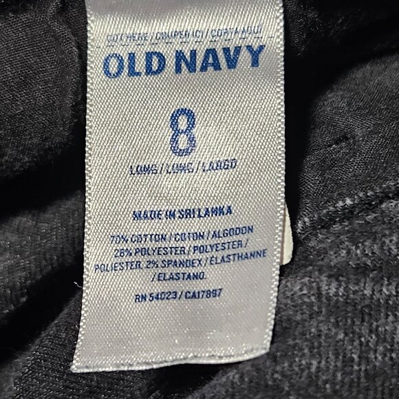 Old Navy Diva Jeans Womens Size 8 Straight Leg Mid Rise Black Denim Pants - Picture 5 of 5